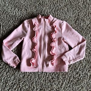 EUC Janie and Jack pink coat size 8